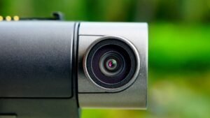 Primer plano de la Dashcam GKU D600